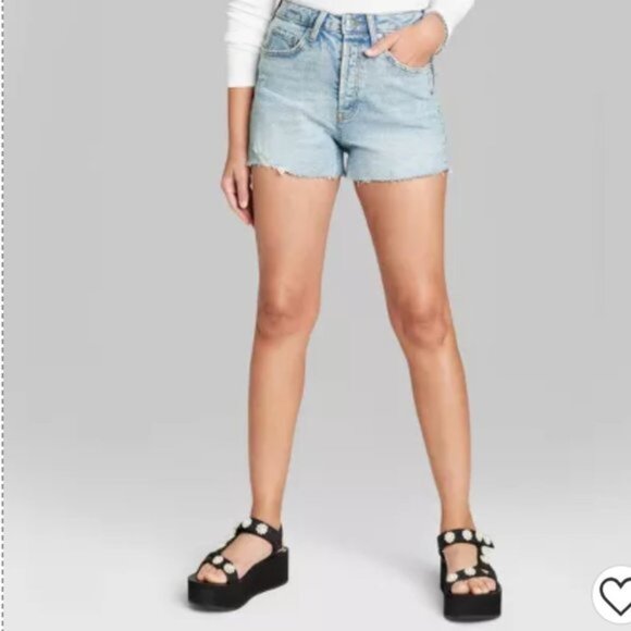 wild fable Pants - Wild Fable Super High-Rise Cut Off Shorts Size 4